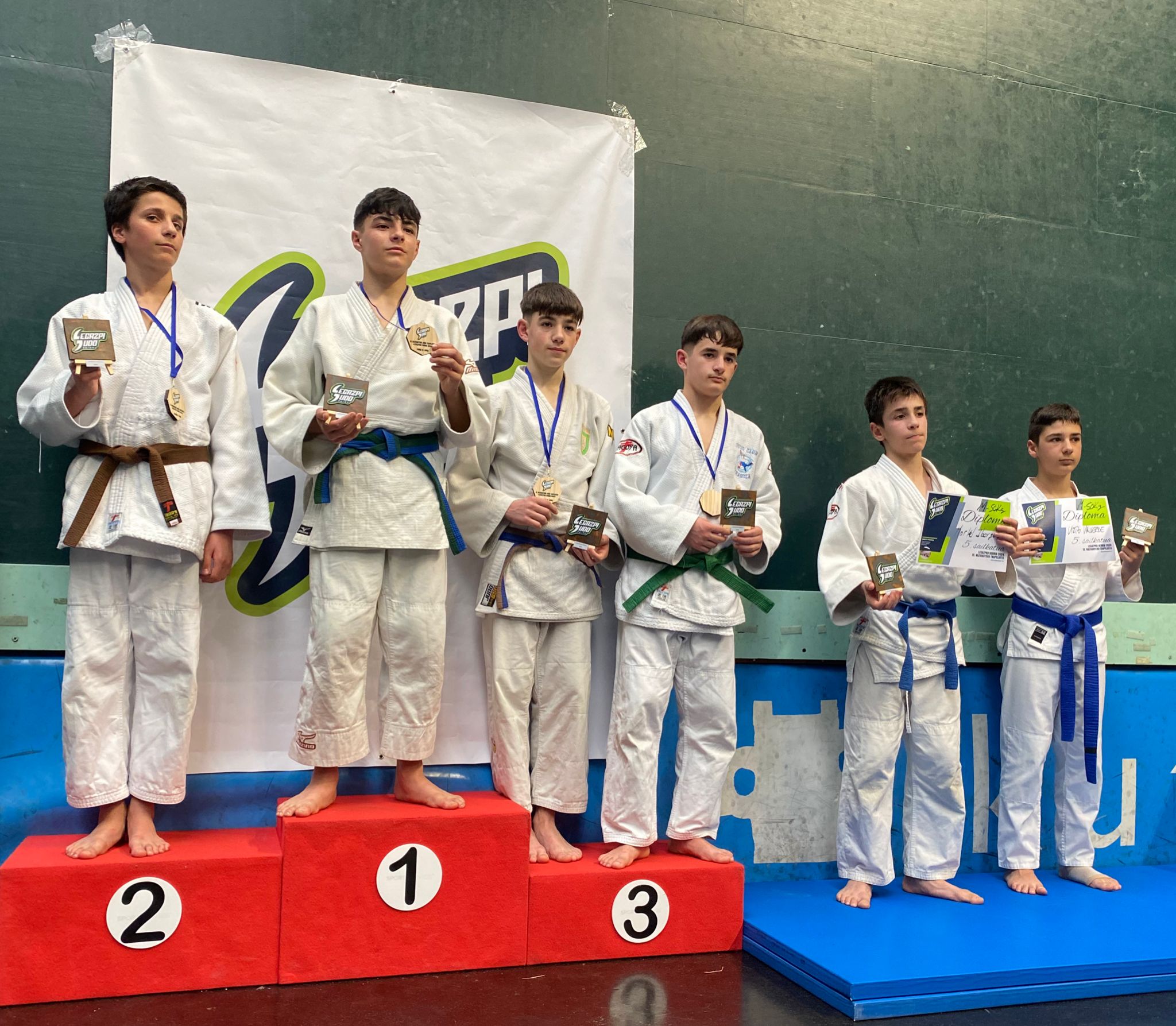 4 BRONCES y un 5º Puesto en el Torneo de Judo infantil de Legazpi. 16-03-24. FOTOS.